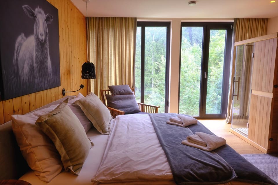 Sauna, Mountain view