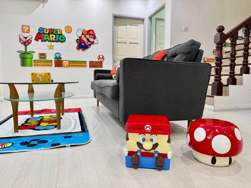 JK Mario Fun Semi D 6BR 6Bath 6Carpark 18Pax House in Kuching