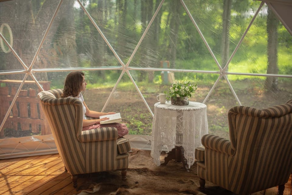 Kadrina Kuppel Kuul Luxury tent in Estonia