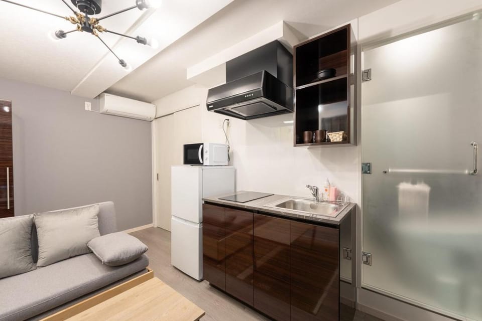 Kitchen or kitchenette, Living room