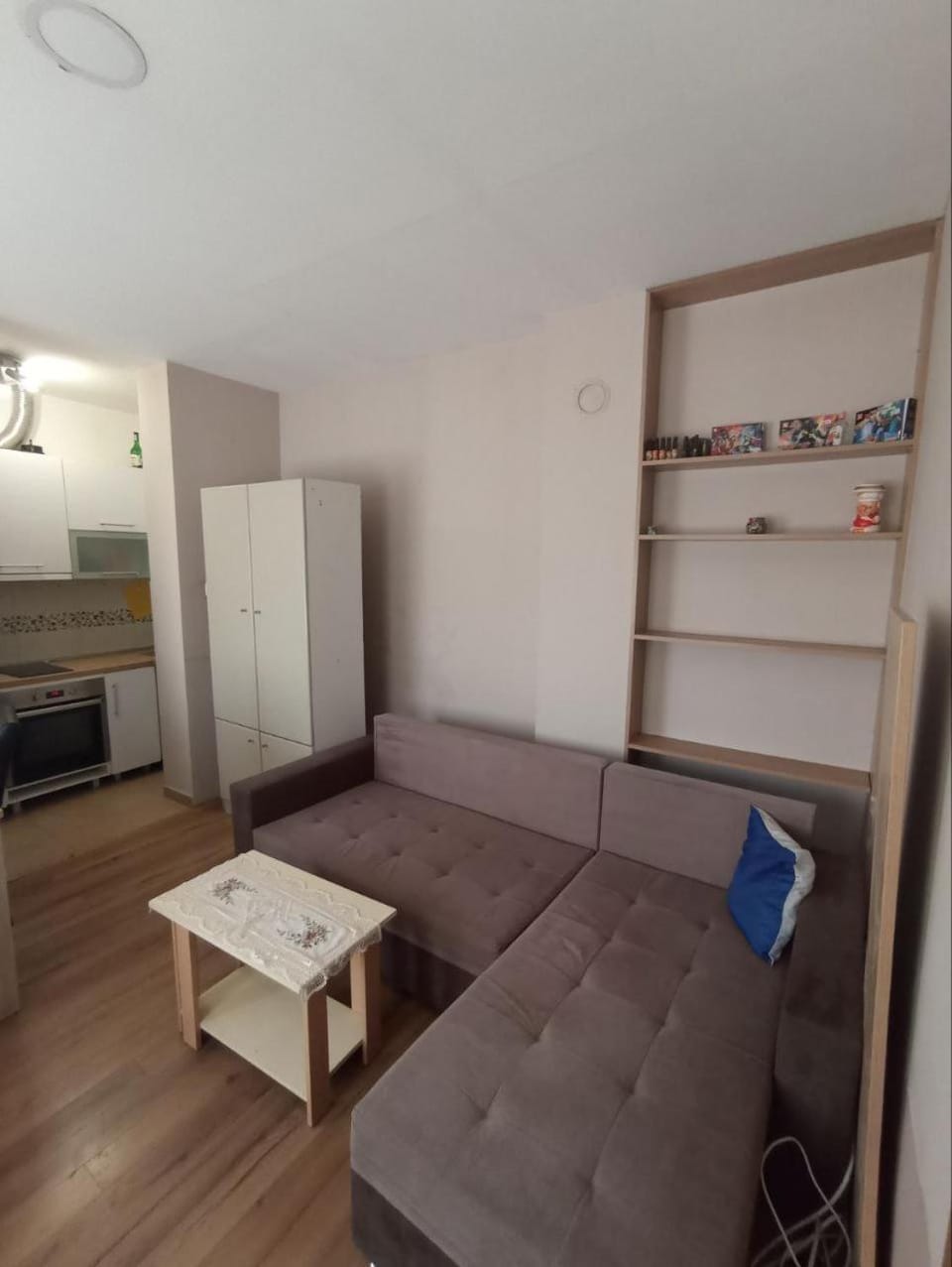 Kitchen or kitchenette, Living room, Seating area, oven, wardrobe