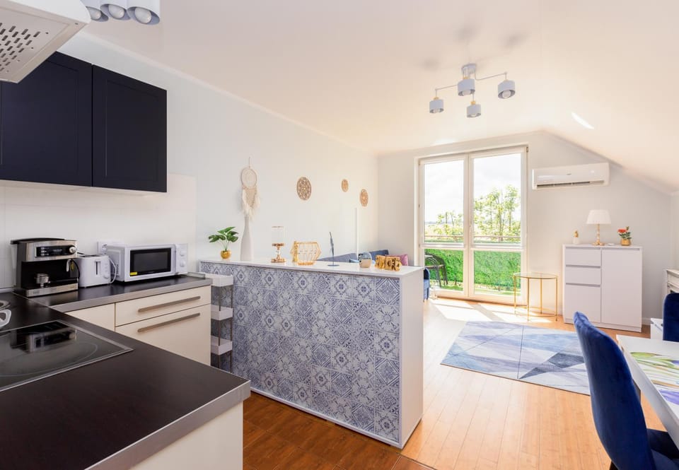 Kitchen or kitchenette, Living room, Seating area, oven, stove