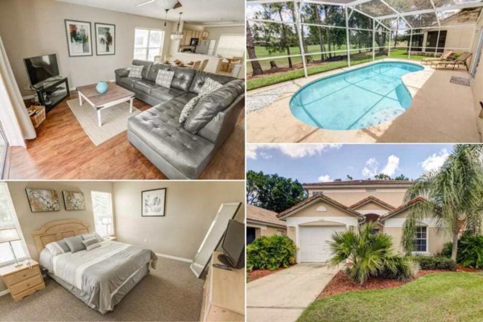 Enchanted Poolside Oasis Villa in Haines City