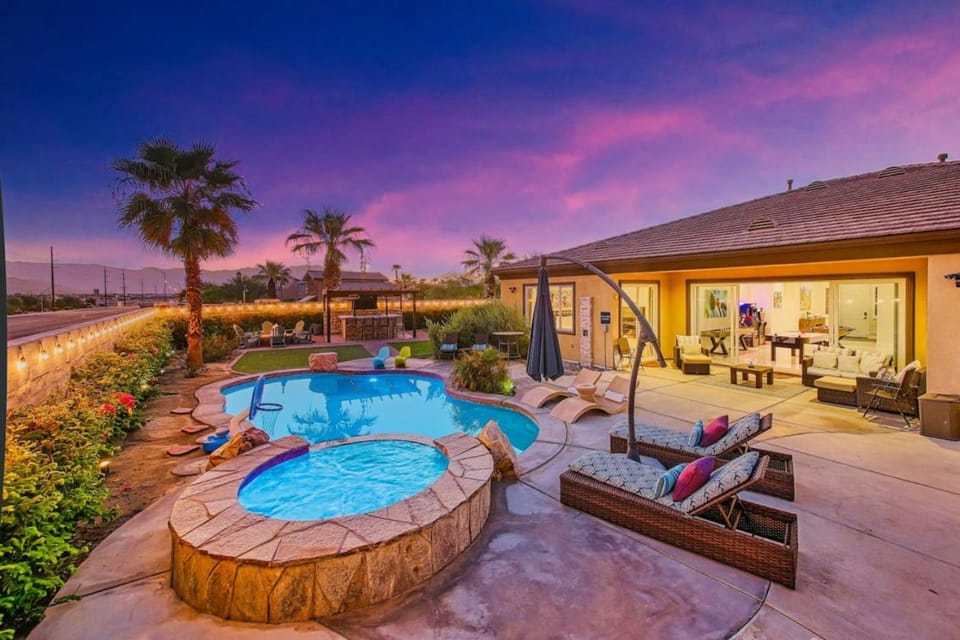 At Colossus with Pool Spa and Game Room House in Indio