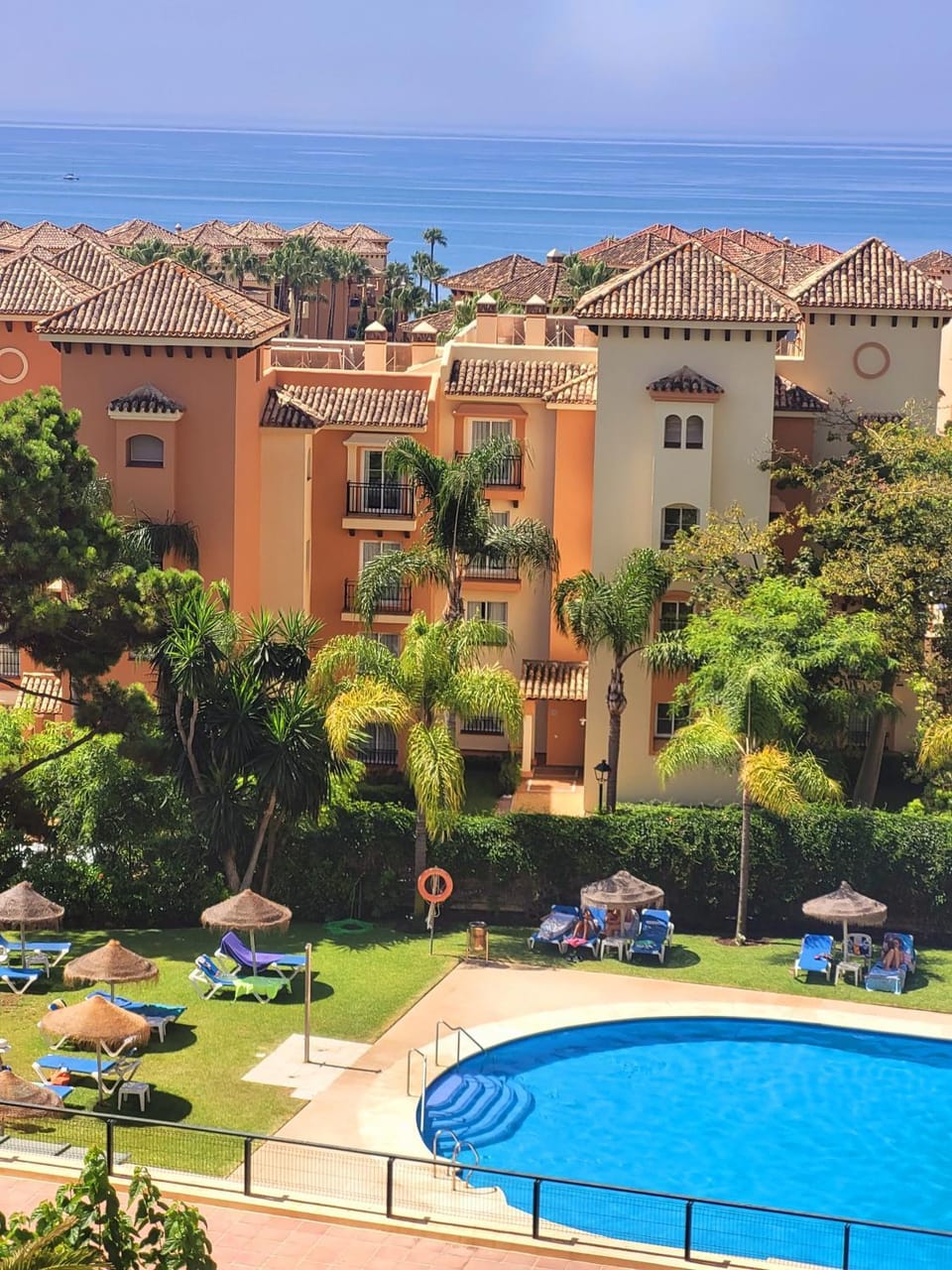 Balcony/Terrace, Garden view, Sea view, Swimming pool