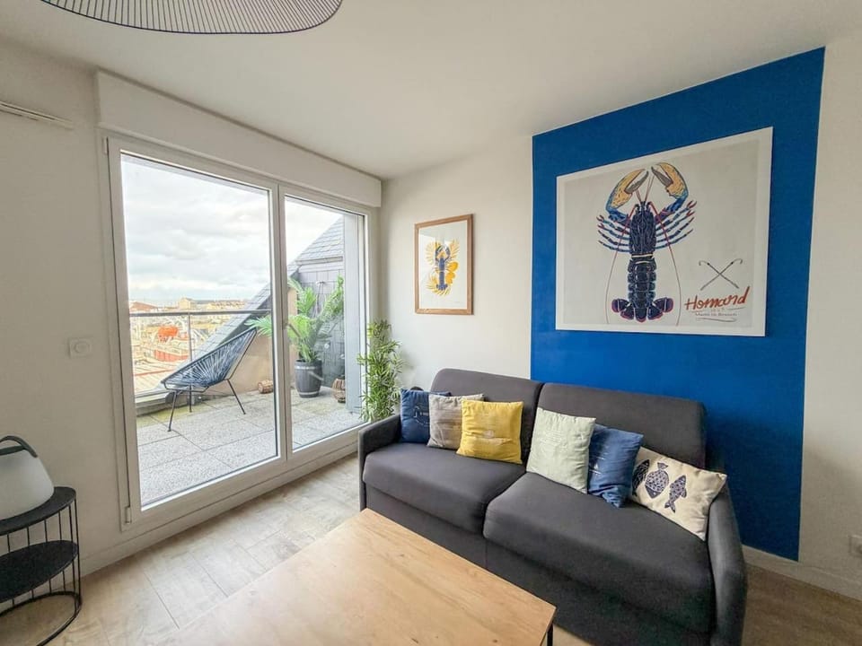 Appt 4 pers vue Intra-Muros avec Parking Apartment in St-Malo