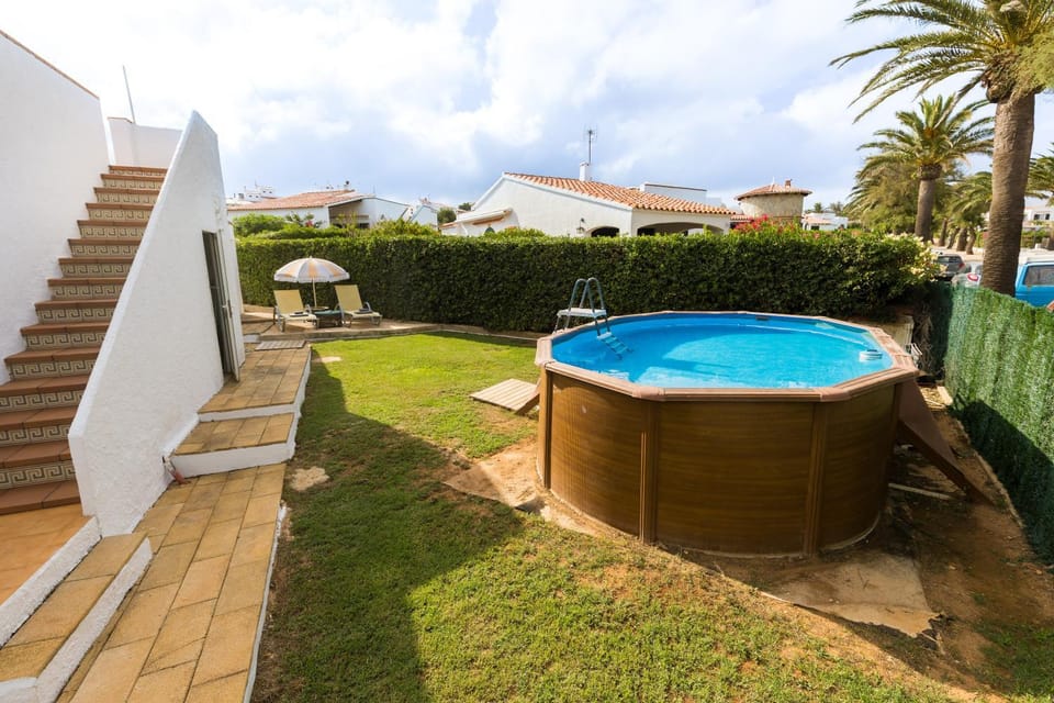 Property building, Living room, Swimming pool