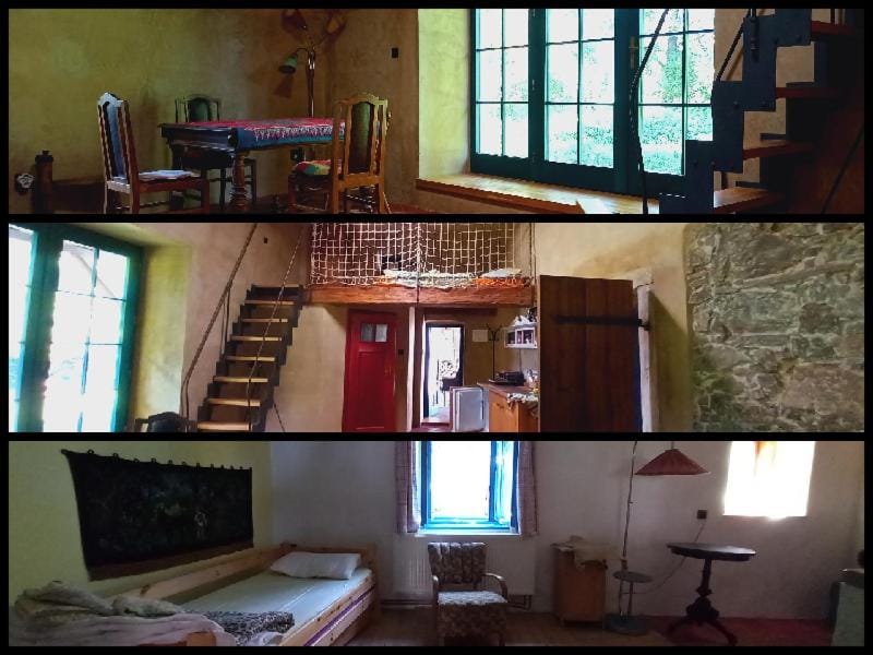 Living room, Seating area, Bedroom