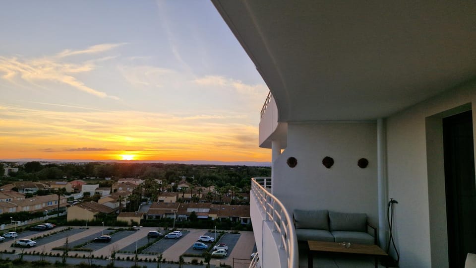 Day, View (from property/room), Balcony/Terrace, Sunset