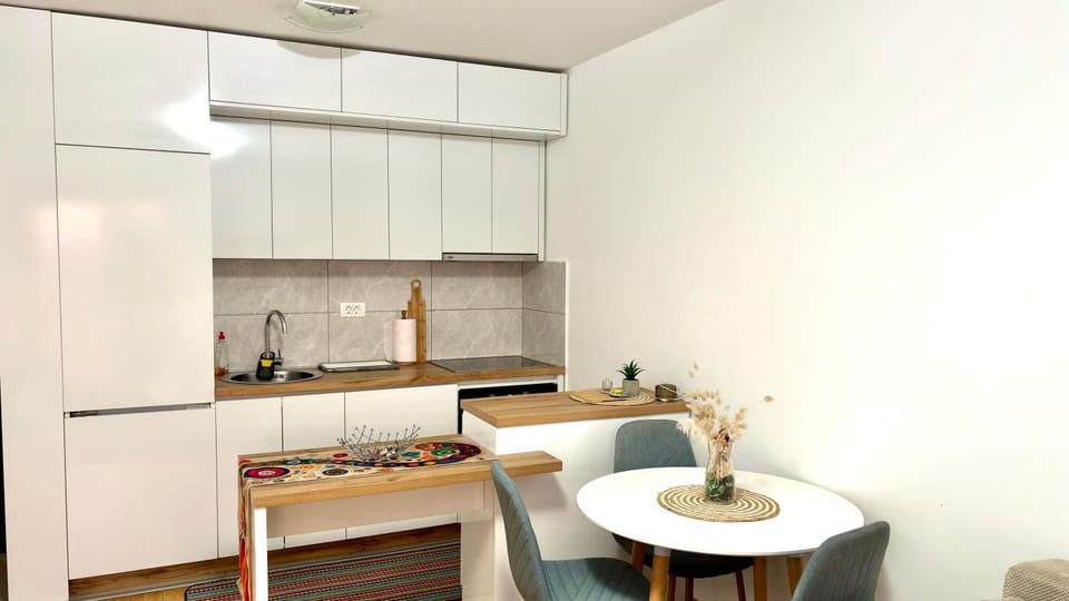 Kitchen or kitchenette, Dining area, oven, stove