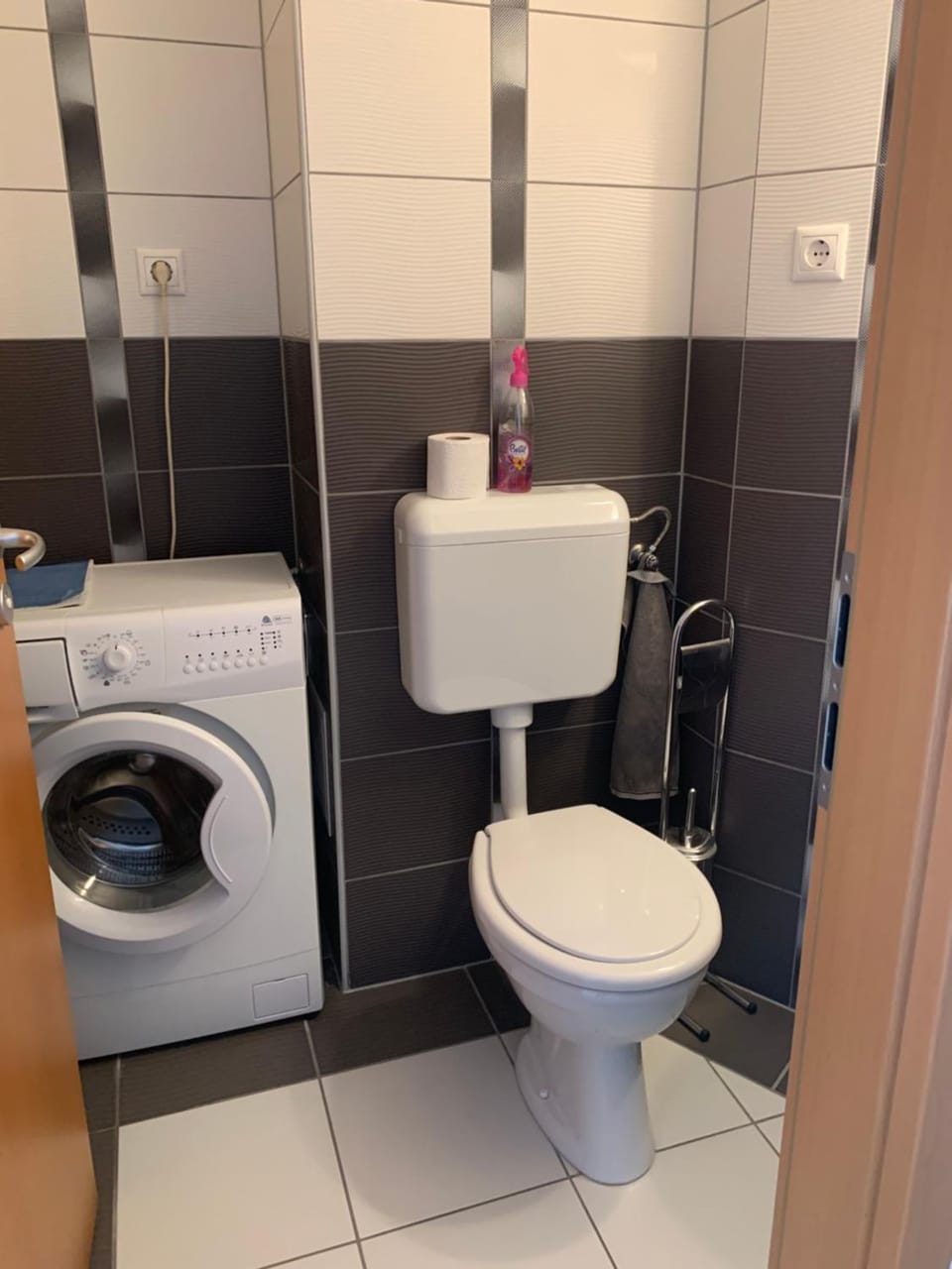 Toilet, washing machine
