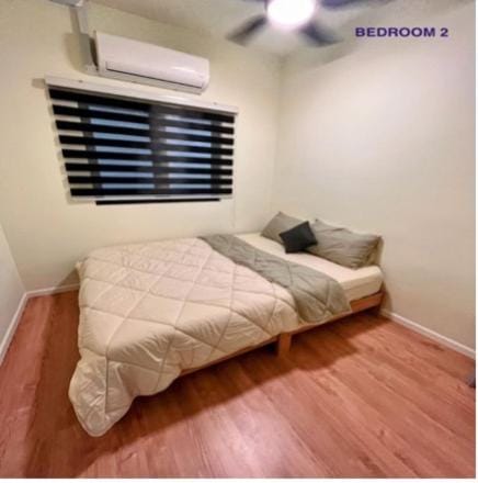 Bed, Bedroom, air conditioner