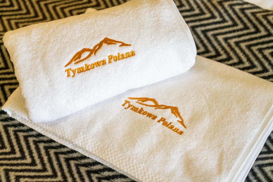Property logo or sign, towels