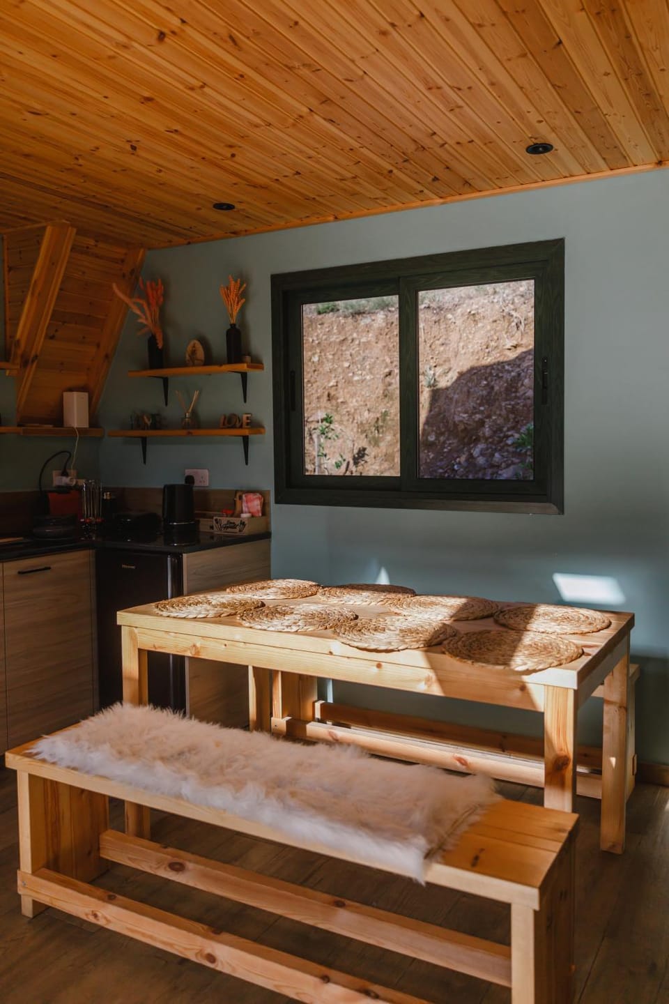 Kitchen or kitchenette, Dining area