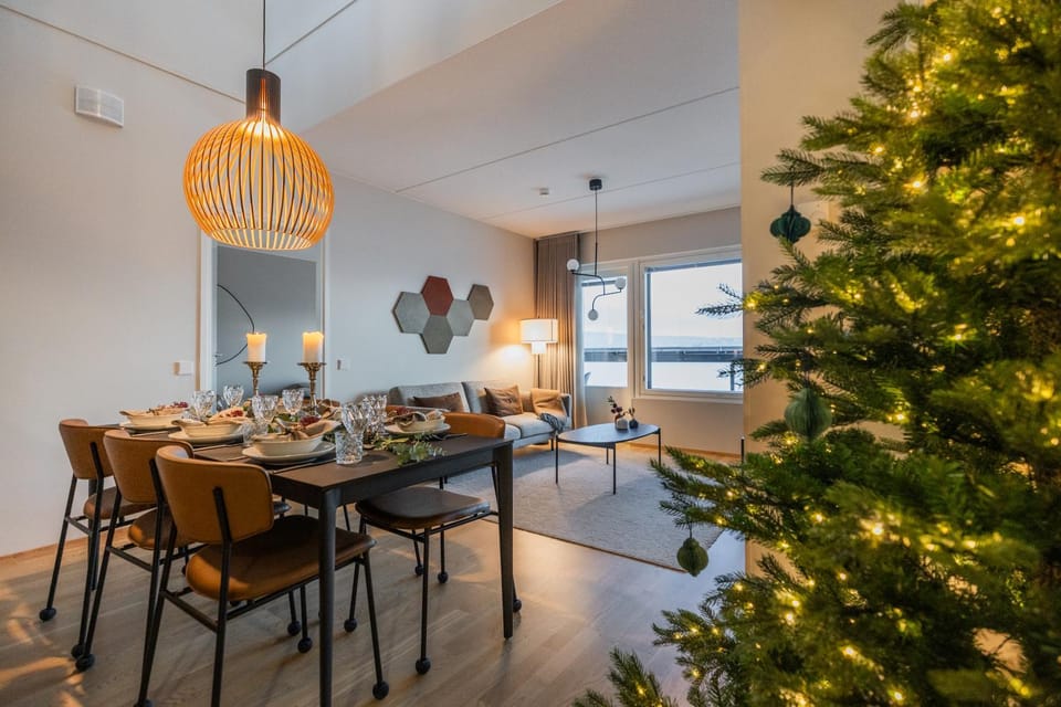 Winter, Living room, Seating area