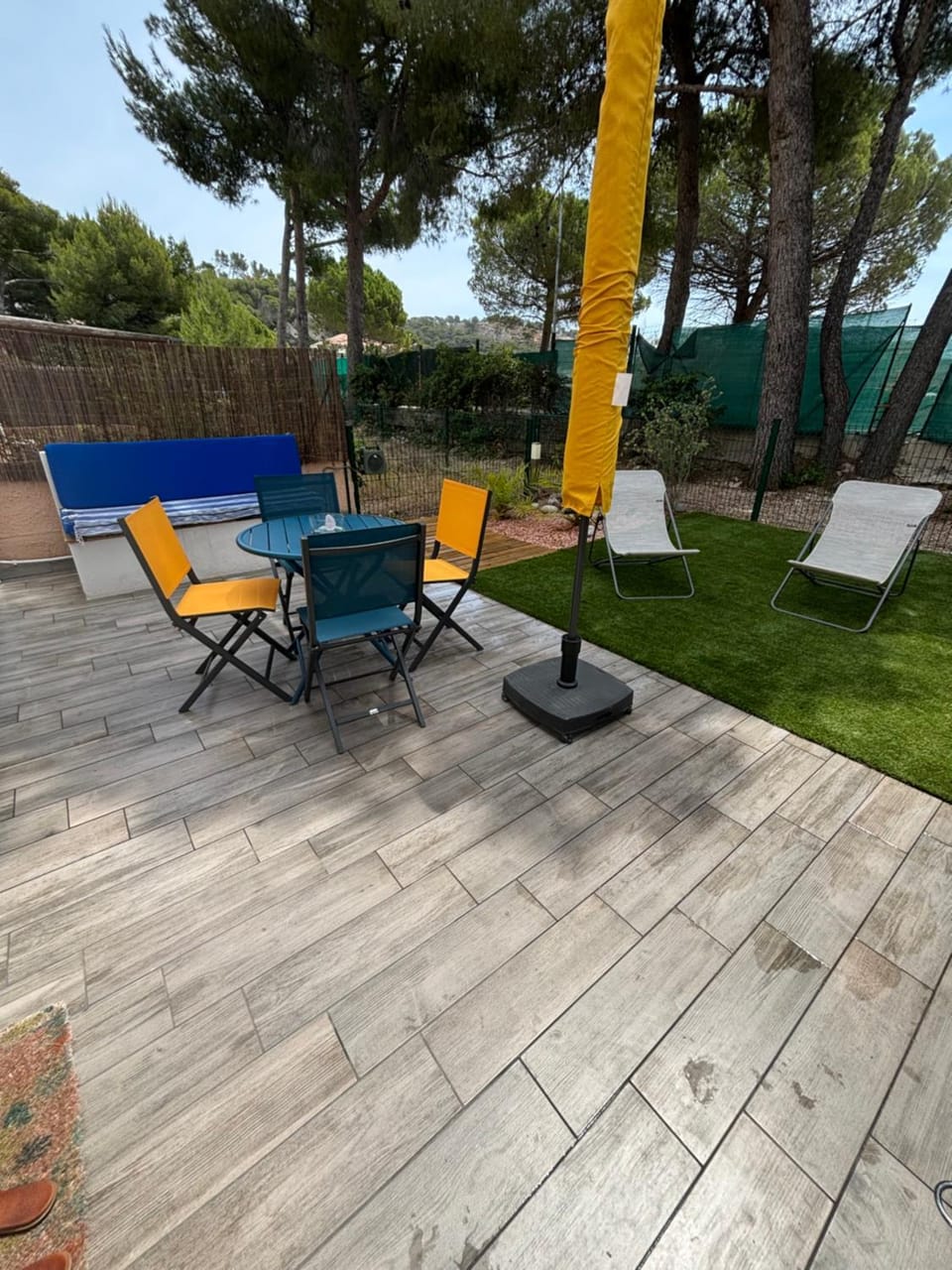 Patio, Garden, Balcony/Terrace, Garden view, sunbed