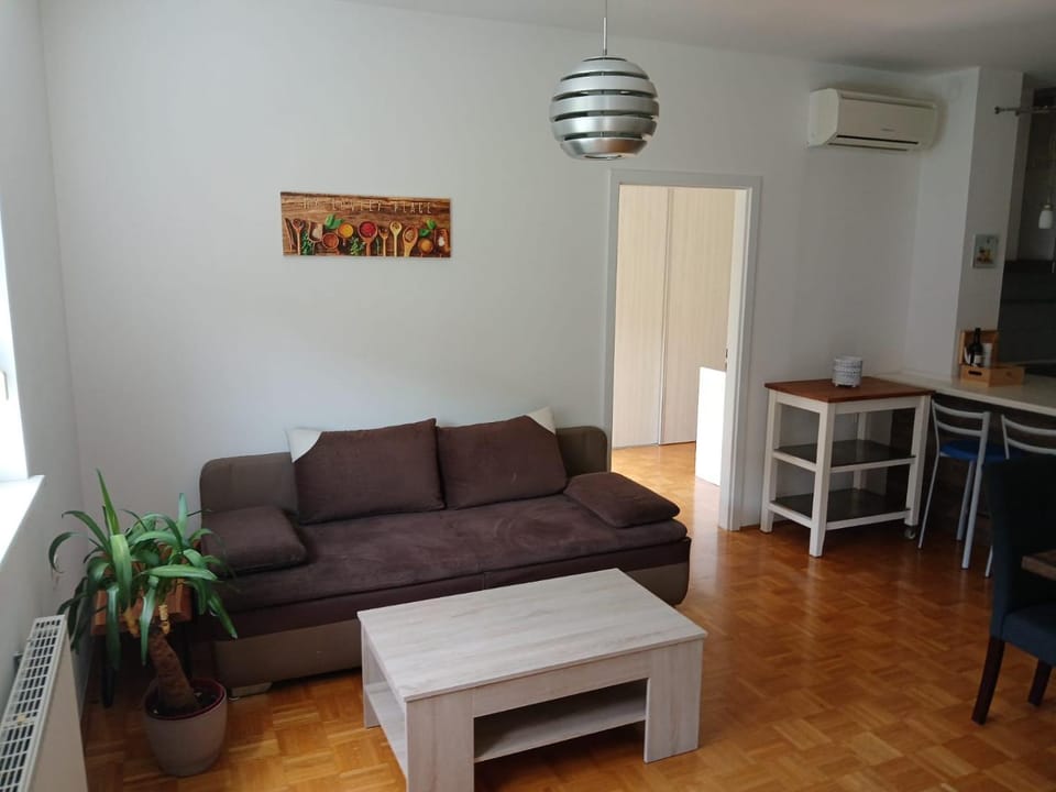 Living room, air conditioner