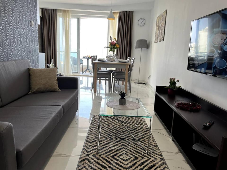 Lovely 2BED seafront-xemxija -FL3 by Homely Apartment in Saint Paul's Bay