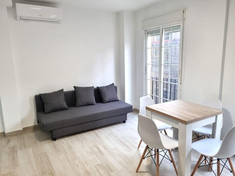 Living room, Dining area, air conditioner