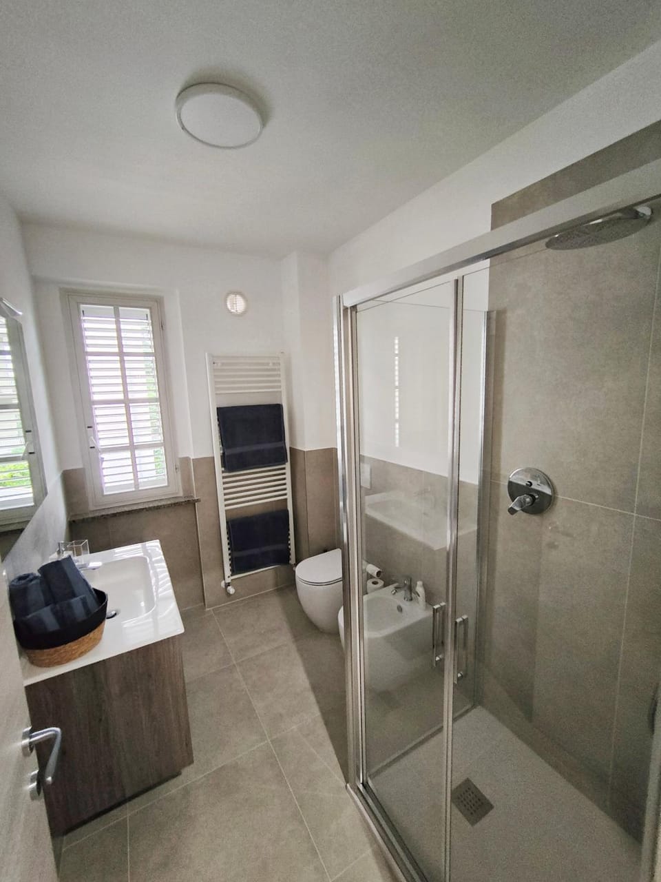 Shower, Toilet, Bathroom, towels