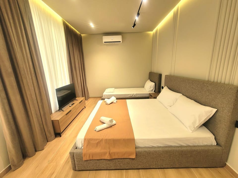 Bed, TV and multimedia