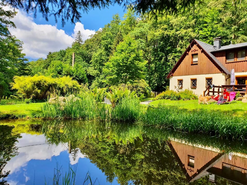 Property building, Garden, Garden view, Lake view