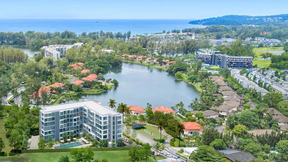 Property building, Natural landscape, Bird's eye view