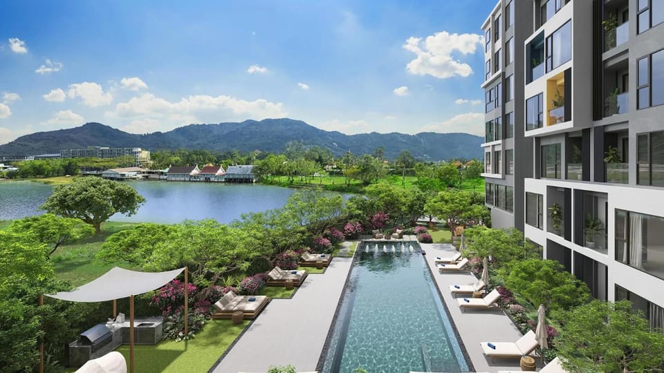 Property building, Natural landscape, Swimming pool