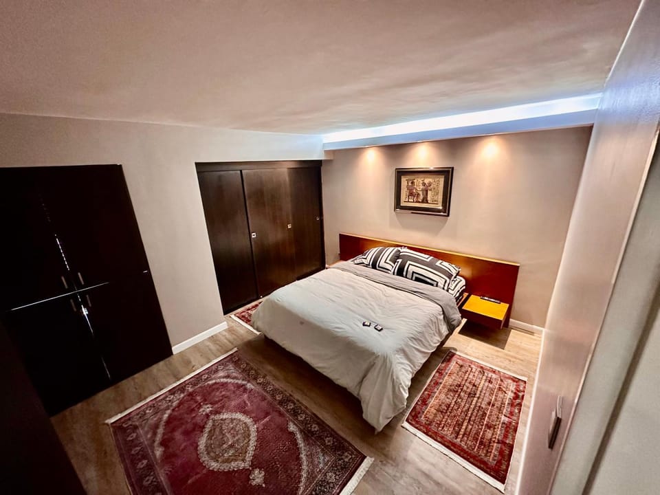 Bed, Photo of the whole room, Bedroom, wardrobe