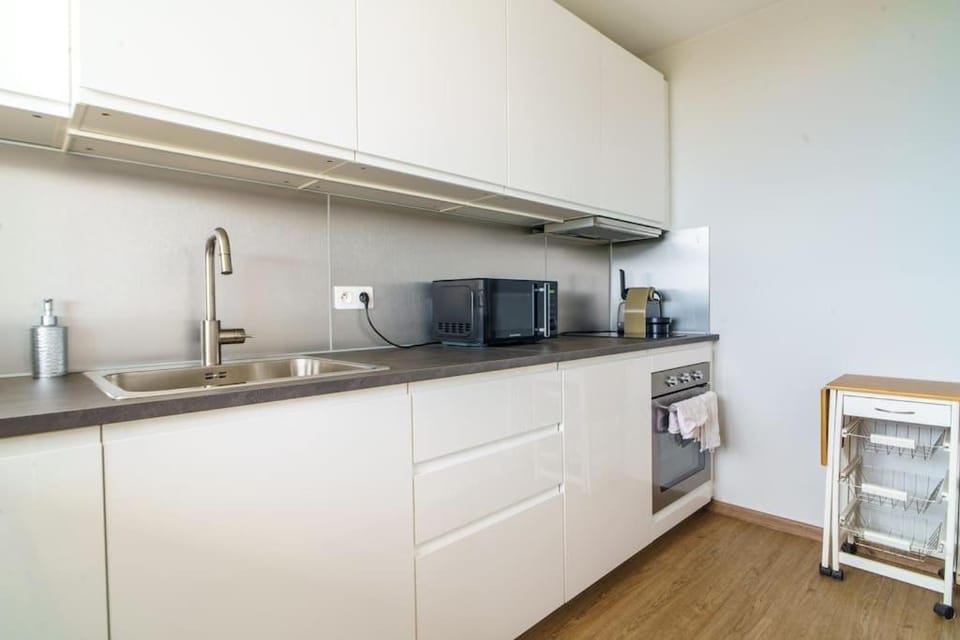 Coffee/tea facilities, Kitchen or kitchenette, dishwasher, oven, stove
