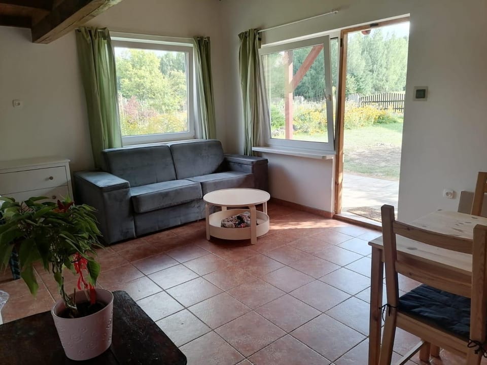 Living room, Seating area, Garden view