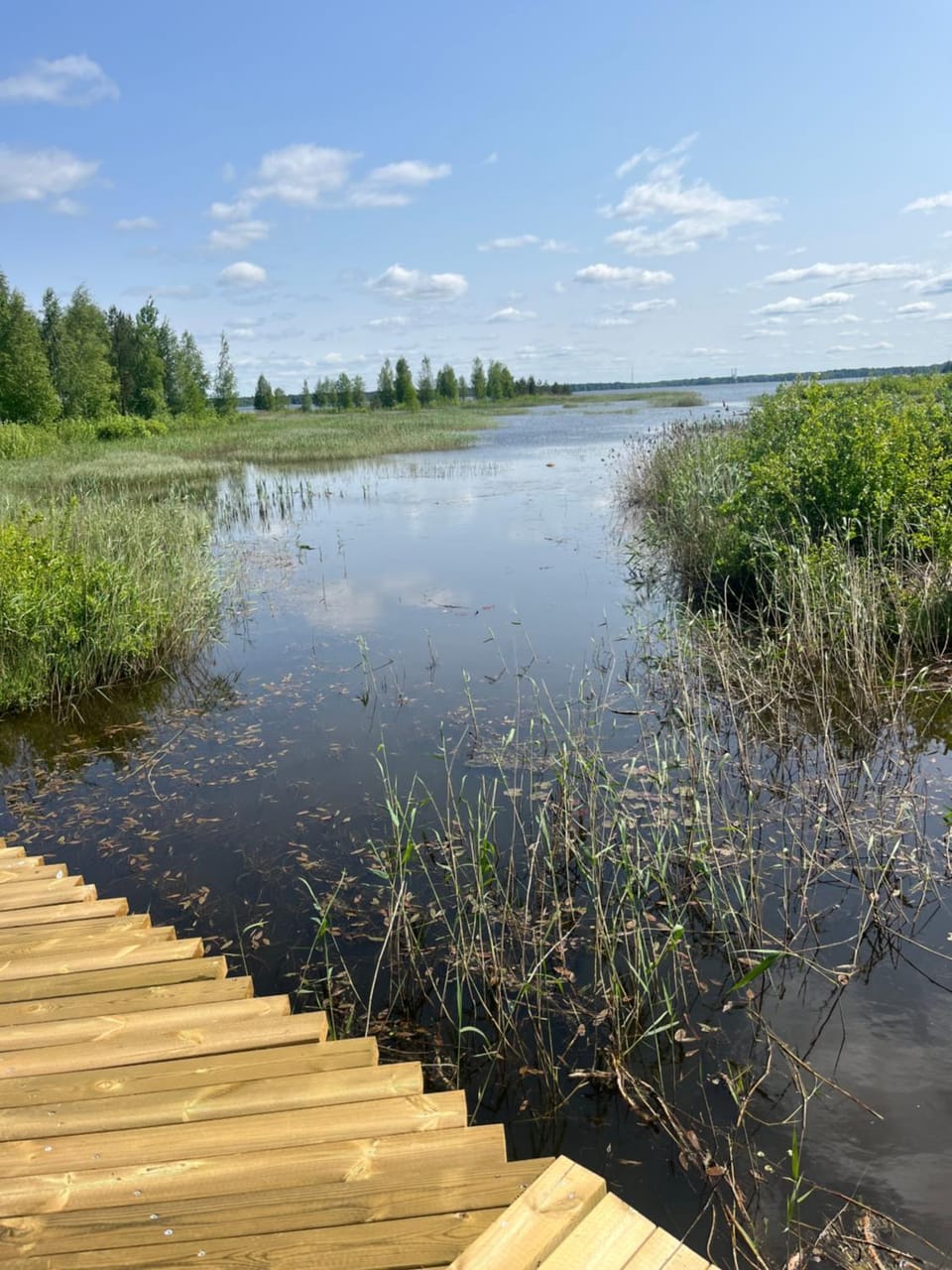 Natural landscape, Lake view