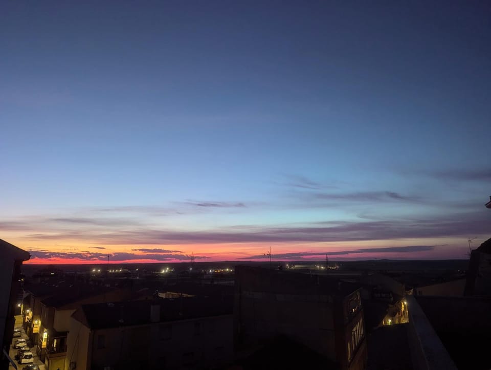 View (from property/room), Street view, Sunset