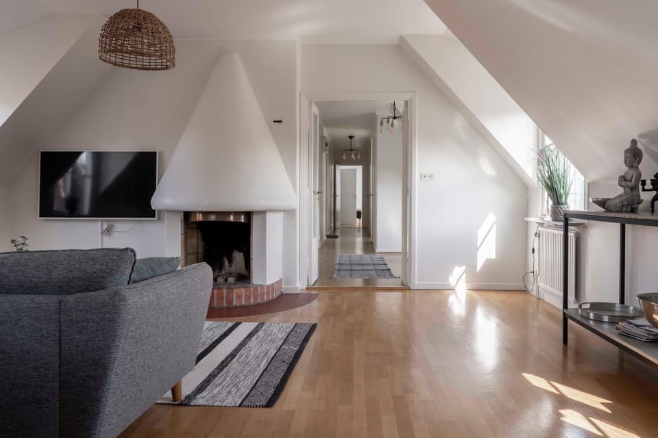 TV and multimedia, Living room, Photo of the whole room, Seating area, fireplace