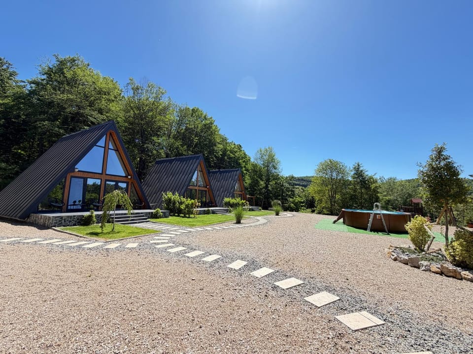 A-frame Marisa Vadu Crisului House in Romania