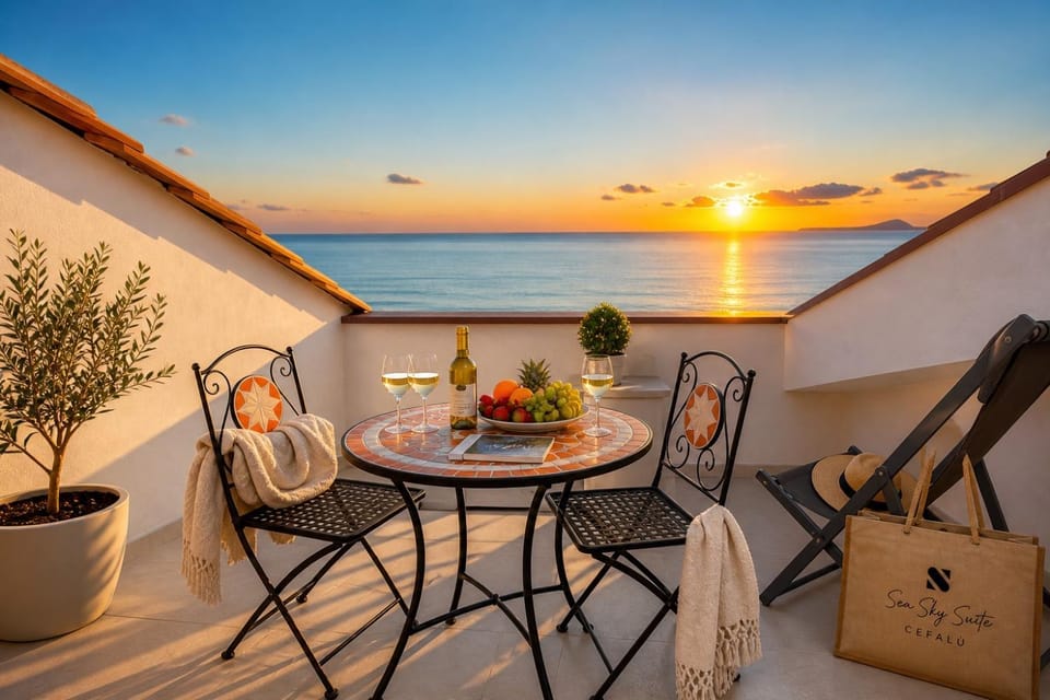 Sea Sky Suite Apartment in Cefalu