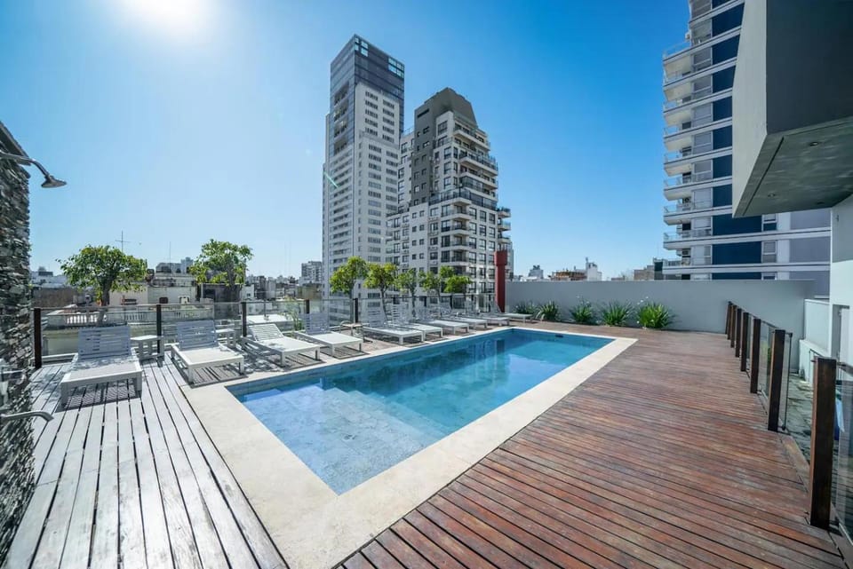 City view, Pool view, Swimming pool, sunbed
