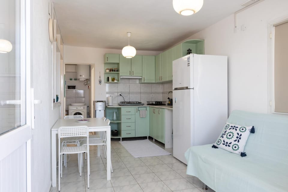 Living room, kitchen