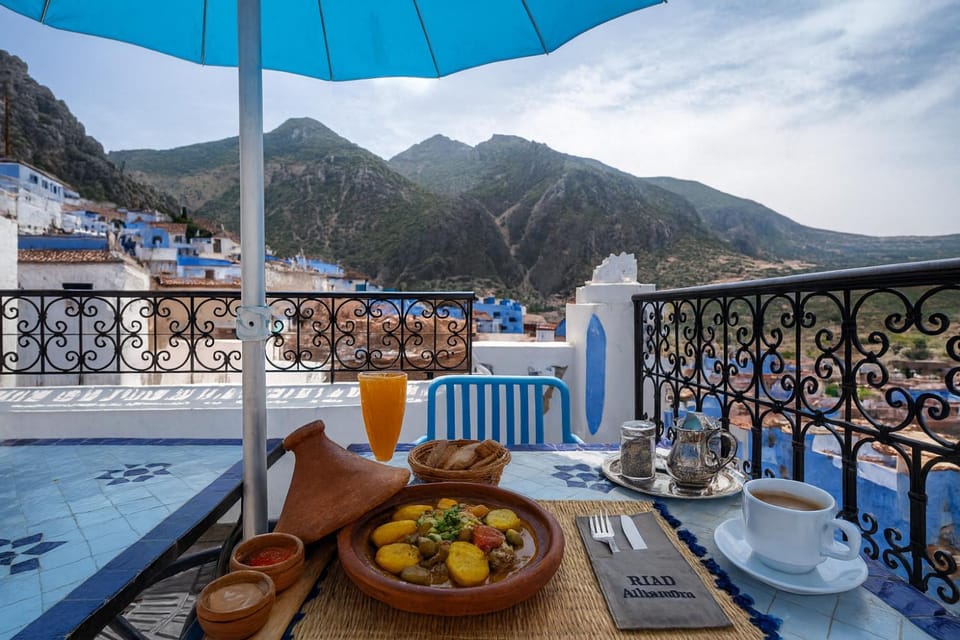 View (from property/room), Balcony/Terrace, Food, Mountain view, Lunch