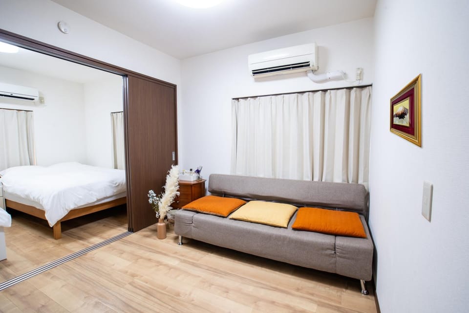 Living room, Bedroom