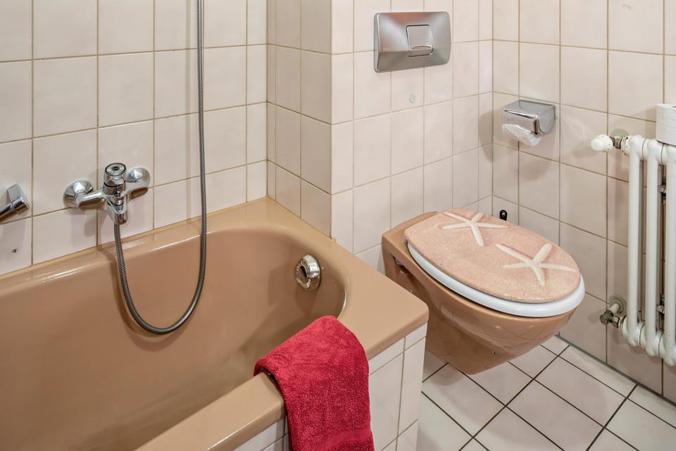 Bathroom, Living room