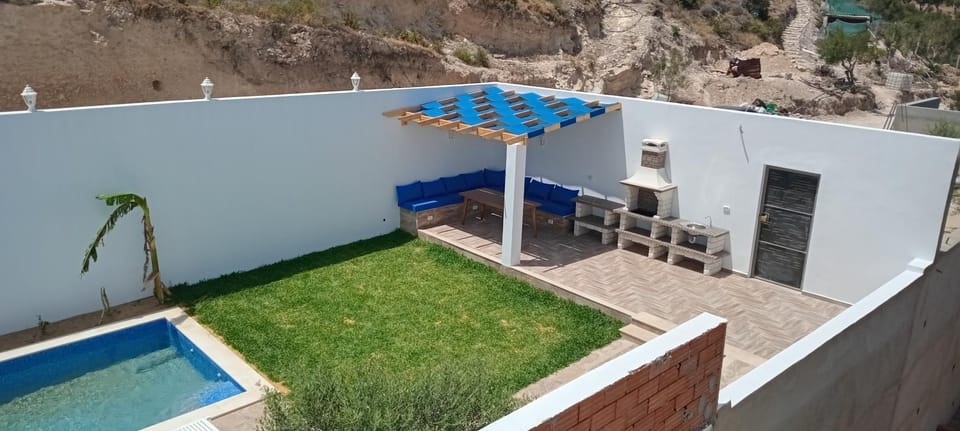 Patio, Pool view