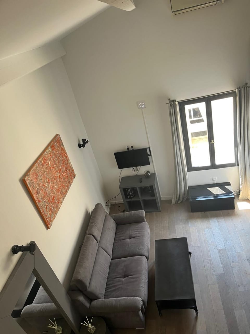 Living room, air conditioner