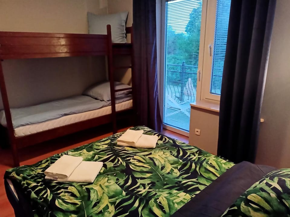 Photo of the whole room, bunk bed