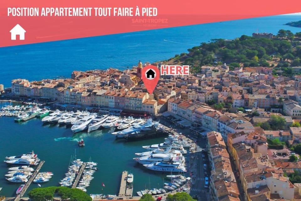 COSY - Climatisé - 2 pas du port - Place aux Herbes Apartment in Saint-Tropez