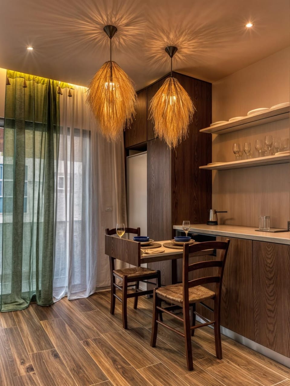 Kitchen or kitchenette, Dining area