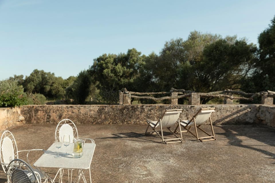 Patio, Natural landscape, sunbed