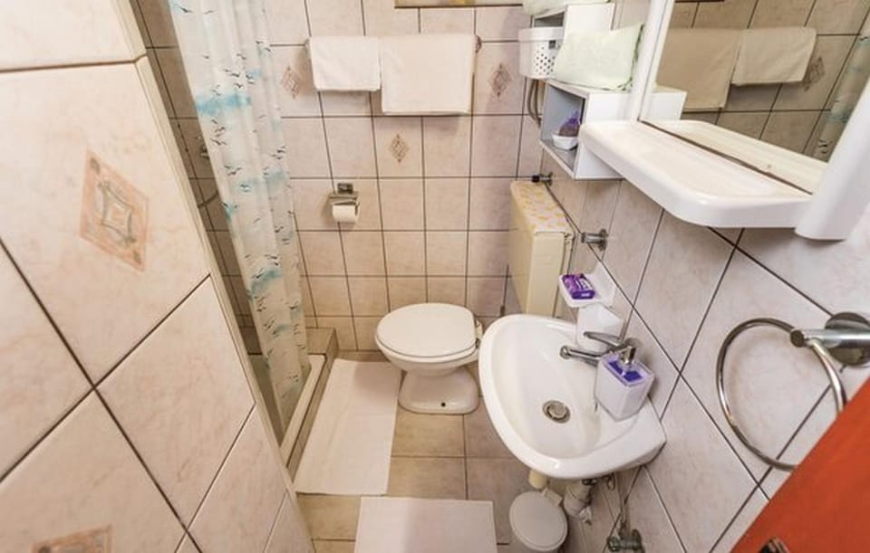 Shower, Toilet, Bathroom, towels