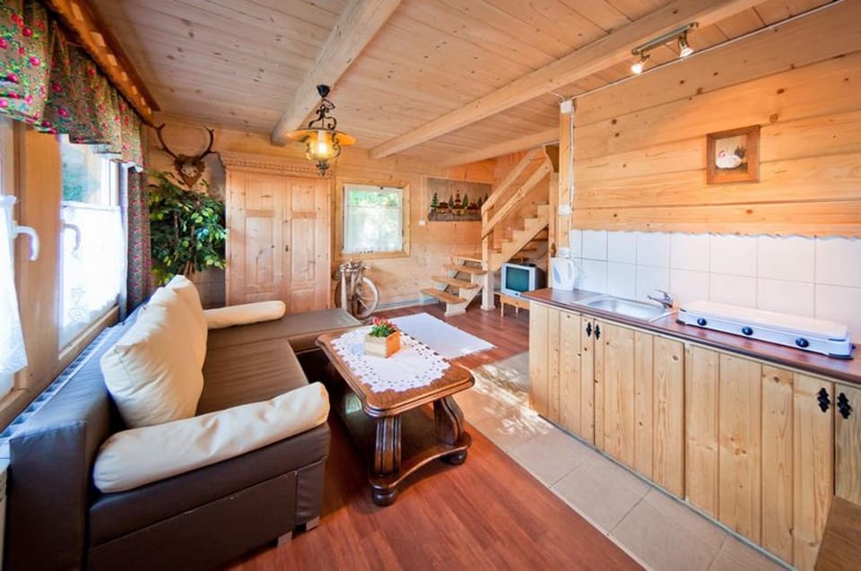 Kitchen or kitchenette, Living room, Seating area, Dining area, Communal kitchen