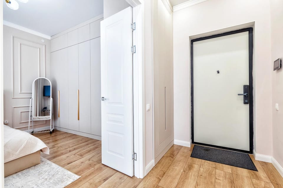 Bed, Photo of the whole room, Bedroom, wardrobe